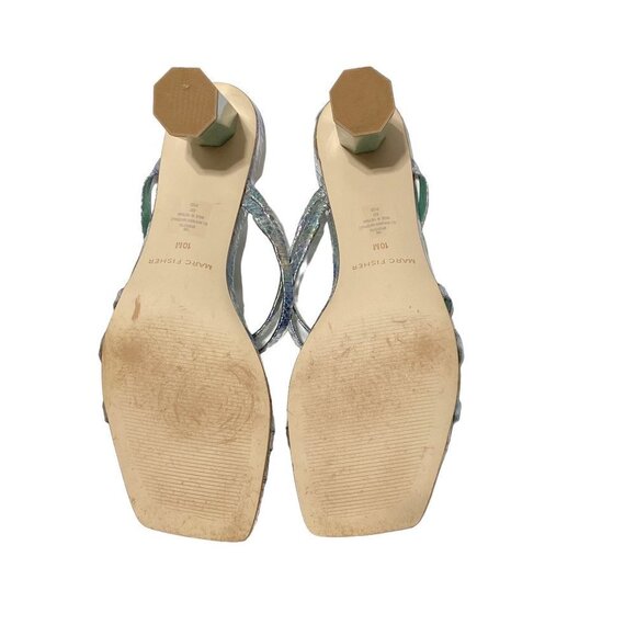 MARC FISHER KRISTIN SANDAL LIGHT GREEN - Picture 11 of 11